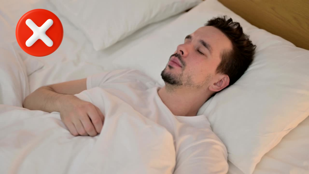 Best Sleep Position to Avoid Nocturnal Emissions sleeping on back
